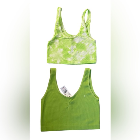 PacSun Ruched Elastic Tank & No Boundaries Bra Top, Size Small - Picture 1 of 4